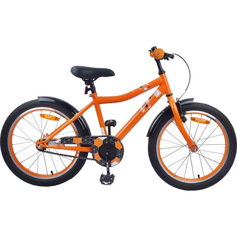 Teenpull – Kinderfahrrad 18 Zoll für 5-7 Jahre alt Orange (1/5)