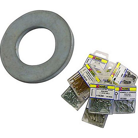 WURKO arandelas acero inoxidable 6 mm d125 blister 15 , Arandelas acero inoxidable, modelo 7153 Din 125Tamaño 6mmBlister
