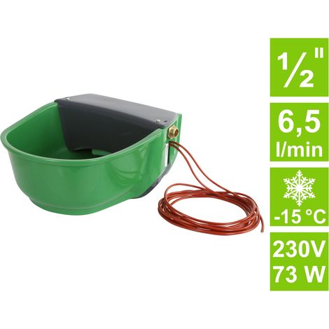 Kerbl Schwimmer-Tränkebecken SH30 heizbar, 230 V, Rohrbegleitheizung (1/5)