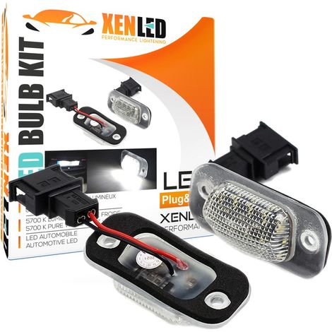 Pack LED plaque arrière GOLF 3 / POLO 3 / CORDOBA 6K - BLANC 6000K (1/5)