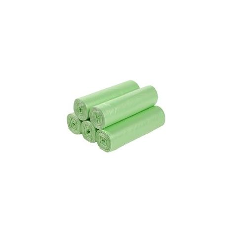 Sacs poubelle 100PCS Doublure de petite poubelle pour poubelle de comptoir Sacs à ordures/déchets, épais, pour aliments/ ménage/ jardin(60X50cm)