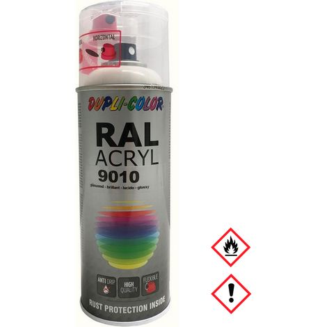 Peinture Acryl Blanc Pur Séchage Rapide, Haute Couvrance - Motip Dupli France