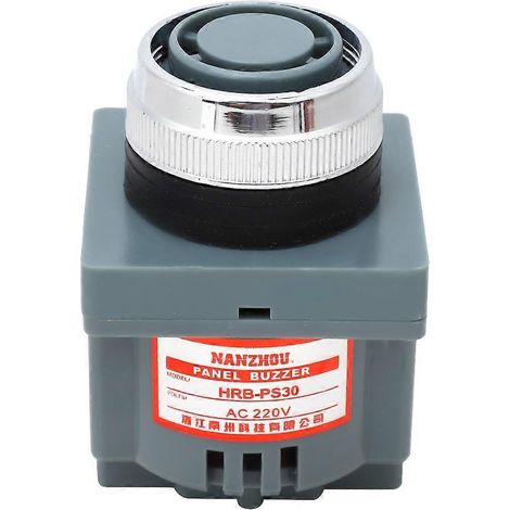 HRB PS30 Elektromagnetischer Summer, industrieller Hochleistungs-Alarmsummer, 80 dB, 50 Hz (AC 220 V)