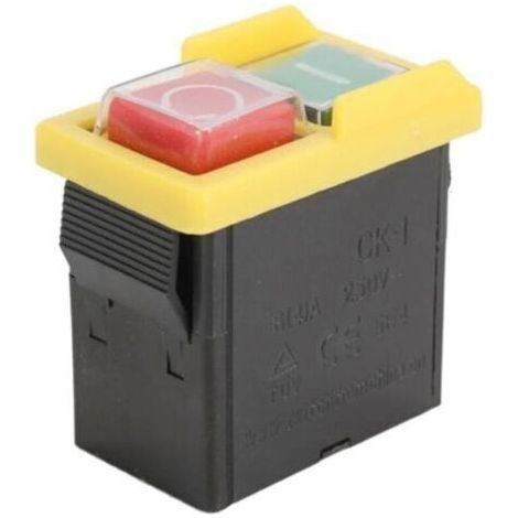 Commutateur, 250 tension universel CK1/250 V interrupteur de sécurité étanche à la poussière interrupteur meuleuse interrupteur électromagnétique (1/5)