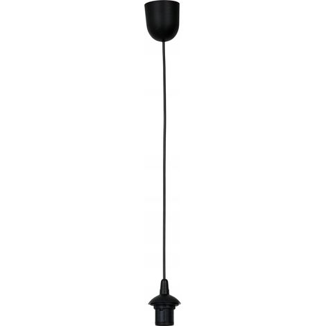 Câble de suspension, douille noire E27, suspension, fabricant polonais