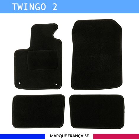 Tapis de voiture sur mesure pour Renault Twingo 2 (2007-2014) – Lot de 4 pièces – Tapis de sol antidérapant AUTOGRIP® (1/4)