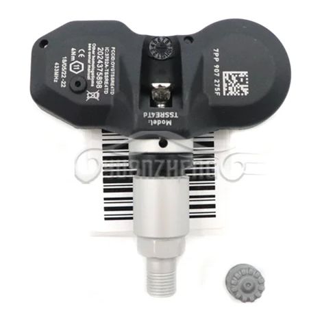 (1 pièce) 7PP907275F Capteur de pression des pneus pour véhicules, compatible avec Audi A4, A6, A8, Q7, R8 Spyder et Volkswagen Phaeton Touareg (1996-2018), 433 MHz (1/5)