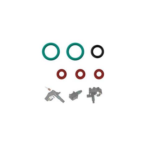 O-ring per Delonghi Rivalia - Guarnizione di tenuta in silicone, ricambi per macchine da caffè per montalatte compatibile con Magnifica, Primadonna, Dinamica, serie ECAM ESAM (6 pezzi) (1/5)