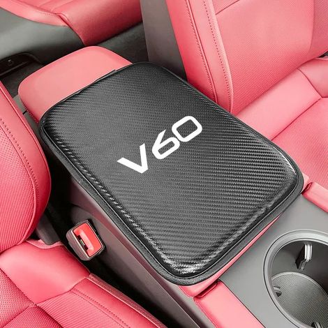 (Pour V60) Housse de coussin d'accoudoir pour voiture, accessoire auto compatible Volvo (1/5)
