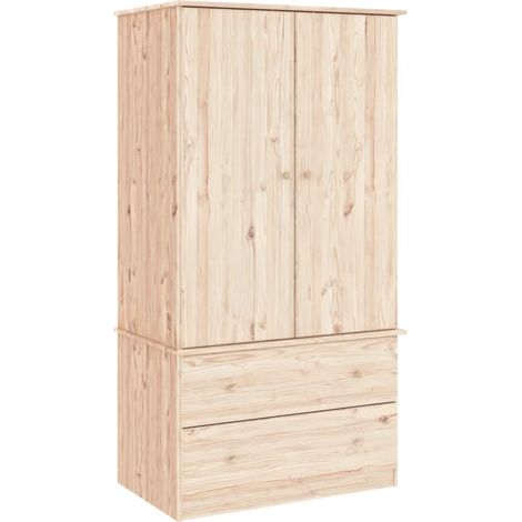 Garde-robe ALTA 90x55x170 bois massif de pin (1/5)
