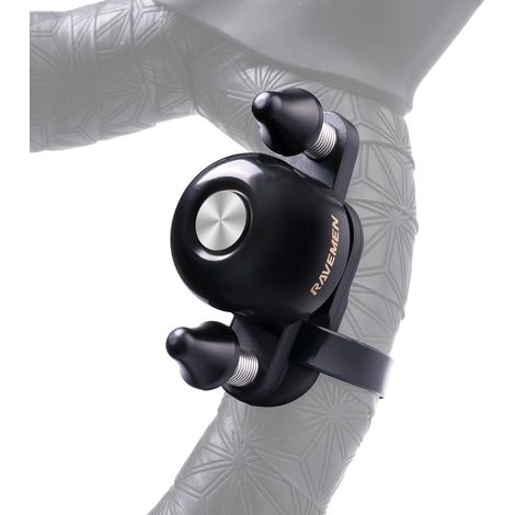 Sonnette de Vélo de Route,90-100 DB Double Marteau Compatible avec Guidons Jusqu'à 47 mm pour la Plupart des Positions de Préhension Installation Facile Matériau en Laiton Étanche (1/5)