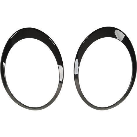 Eosnow 2pcs Gloss Black Scheinwerfer Surround -Deckungsmaterial für Cooper Clubman F54 S JCW 2015–2022