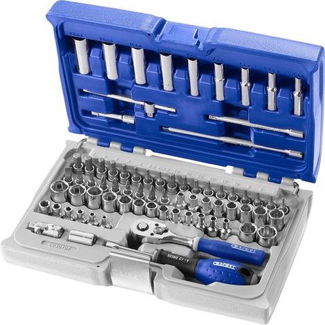 EXPERT FACOM E030707 ASSORTIMENTO 73pz BUSSOLE INSERTI ACCESSORI CRICCHETTO 1/4"