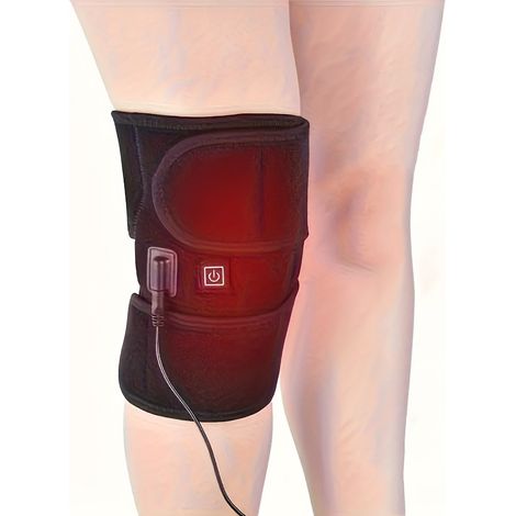 Masseur de genou chauffant – Alimentation USB – Multifonction – Contrôle de la température à 3 niveaux (1/5)