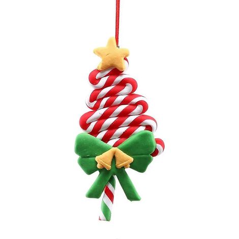 Christmas Tree Decoration Ornament Soft Clay Lollipop A (1/5)