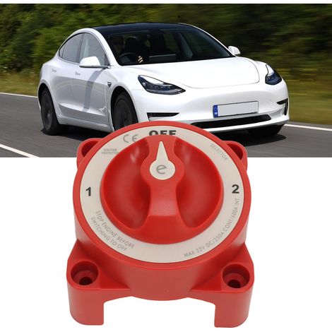 Interrupteur coupe-circuit de batterie 350 A 32 V à 3 bornes, adapté aux batteries de camping-car, marines et automobiles 11001 (1/5)