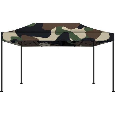 Kebon - Carpa / Gazebo de jardín 3x4,5 m impermeable plegable para ferias y mercados, color camuflaje (1/2)