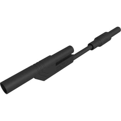 Hirschmann Test & Measurement MAL 2800 S sw Sicherheits-Messleitung 4 mm Sicherheits-Stecker 4 mm Si
