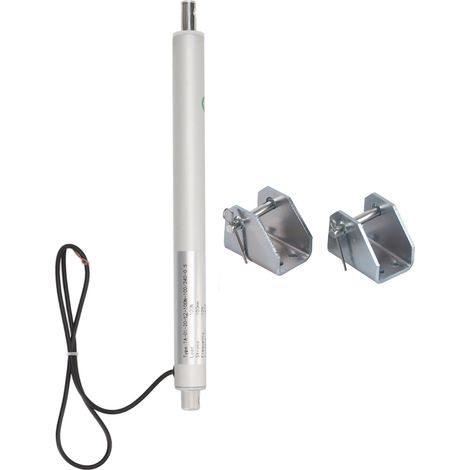 Vérin électrique linéaire type stylo, moteur CC haute vitesse, course 100mm, 12V, avec support de fixation. (1/5)