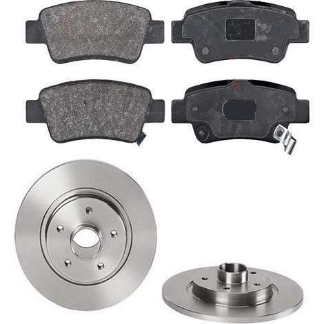 KIT FRENI POSTERIORI compatibile con HONDA CR-V IV (RM) - DISCHI + PASTIGLIE OEM: FDB4233 / 17664 /SOSTITUZIONE DIRETTA/BASSA POLVERE/SILENZIOSO