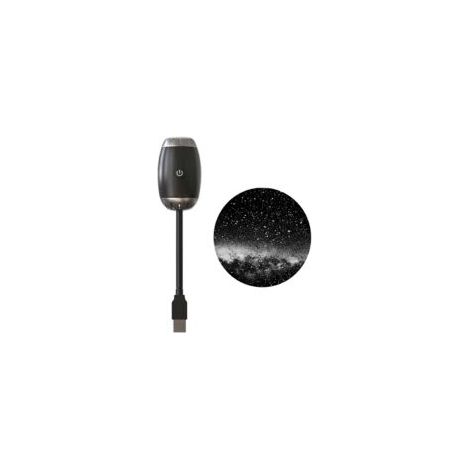 Esta lámpara nocturna con proyección de cielo estrellado cuenta con brillo ajustable, rotación de 360°, funcionamiento táctil sencillo, carga USB y es adecuada para la iluminación del dormitorio.
