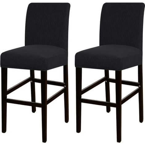 Stretch Bar Tabouret Counter Tabouret Pub Chair Slipcover pour salle à manger Café Barstabour Slipcover Meubles amovibles, 2 (1/5)
