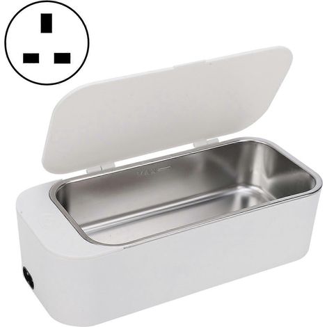 Nettoyeur à ultrasons pour bijoux et lunettes, machine à laver, blanc, 42 000 Hz, 50/60 Hz