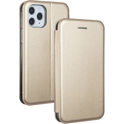 Beline Book Magnetische iPhone 12mini Hülle Gold