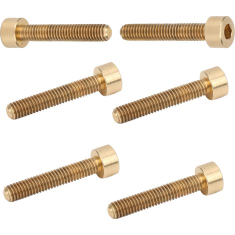 M4 pure copper cup-head hex socket screws (7mm head diameter, 4mm head thickness) (sold in packs of 50) M422 (1/5)