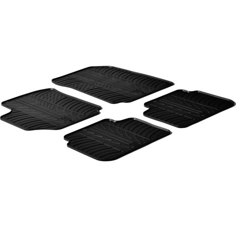 Set tappeti su misura in gomma - compatibile per Fiat Croma (05/0504/11)