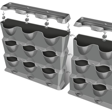 GARDENA Kit mur végétal NatureUp avec arrosage intégré
(13151-20). (1/3)