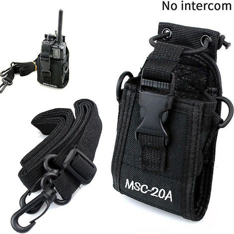 Étui universel bandoulière en nylon pour radio, talkie-walkie mains libres (police, pompiers), accessoires (1/5)