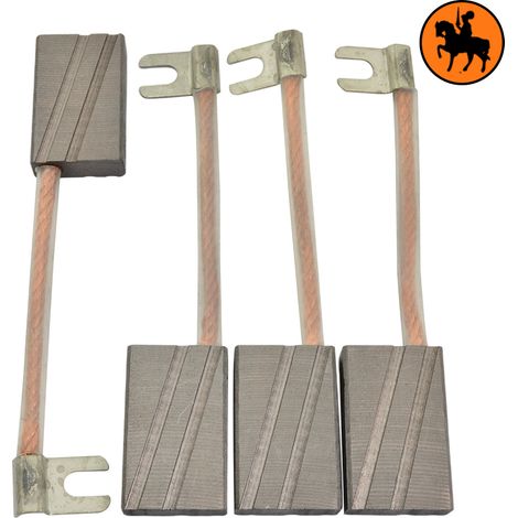 Ensemble de 4 balais de charbon WAGNER 358314 10x25x40mm (1/3)