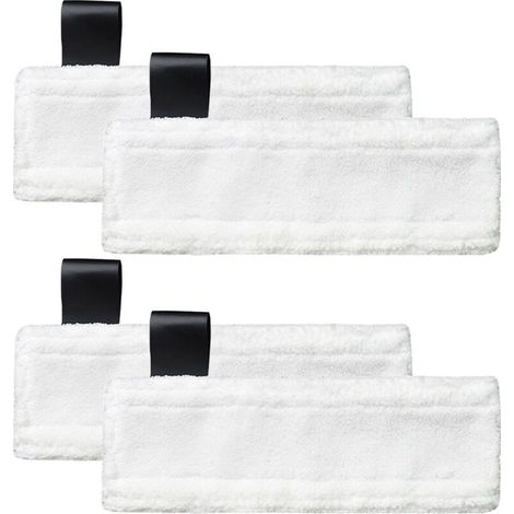 Chiffons microfibres de rechange pour nettoyeurs vapeur Kärcher Easy Fix SC2, SC3, SC4, SC5 (pack de 4) (1/4)