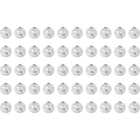 Set mit 50 LED-Lichterketten, runden Glühbirnen, Ballons, Batterien inklusive, für Weihnachts-, Hochzeits- und Partydekorationen (1/5)