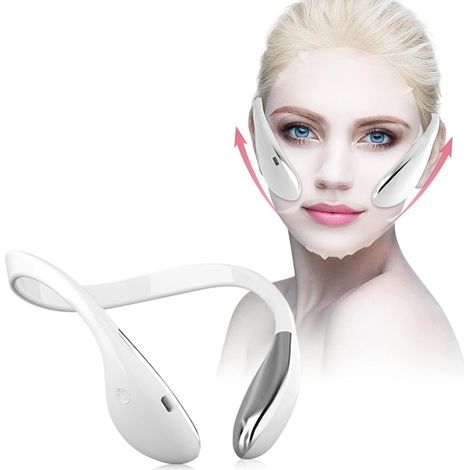 Appareil De Levage du Visage, Appareil De Musculation pour Le Visage, Réducteur De Double Menton À Micro-Courant Appareil De Massage pour Le Visage en Forme De V (1/5)