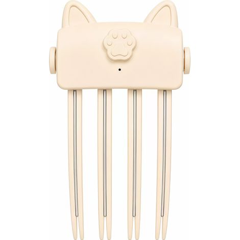 Wiederaufladbarer, beheizbarer Haarclip für Volumenfrisuren, langanhaltender, natürlicher Halt, Volumen-Tool für Ponyfrisuren und Hochsteckfrisuren, beige (1/5)
