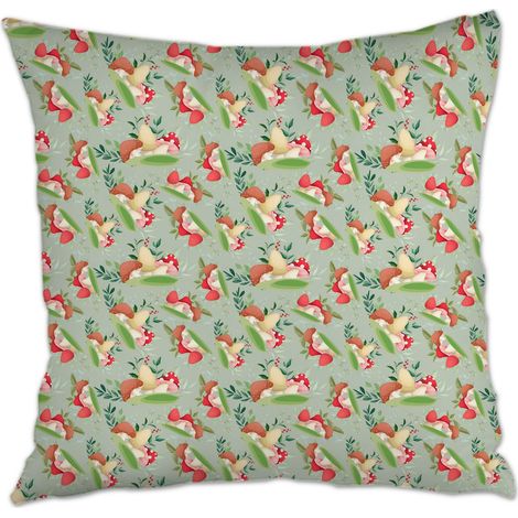 Housse de coussin 45x45 cm carrée rustique pour couple mère père famille amis amoureux animaux de compagnie (1/5)