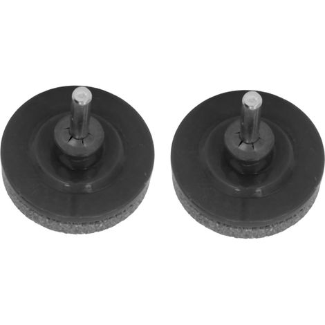 2 Pièces Affûteuse de Lame pour Tondeuse à Gazon en Acier Inoxydable Accessoire de Perceuse pour Jardin et Cour