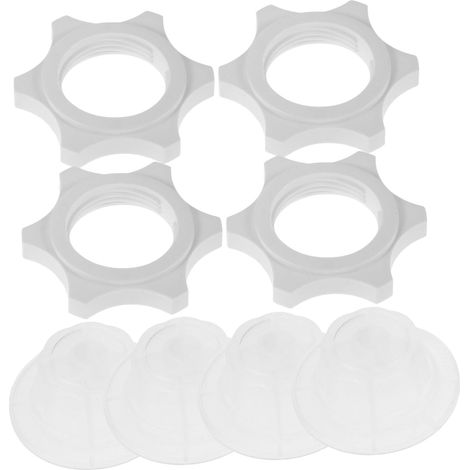 4 Ensembles D'Accessoires Pour Ventilateur Électrique Ventilateur De Table Remplacement Du De Plafond Couvre-Écrous De Couvercle D'Écrou De Fixation De (1/5)
