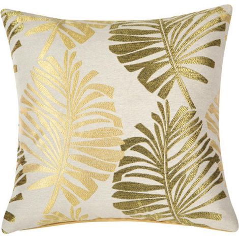 Ensemble de housses de coussin décoratives en lin - 45 x 45 cm, jaune - Idéal pour la voiture, le salon, la chambre, le bureau (1/5)