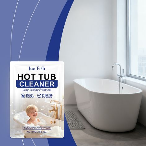 Heißwasser-Badewannenreiniger, entfernt Flecken und Kalk, schützt und erhält sanft den Glanz der Badewannenoberfläche – 59 ml -- DE (1/5)