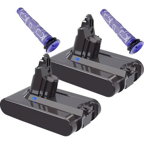 Batterie de remplacement, 21,6V, capacité de 6000mAh, 2 set (1/2)