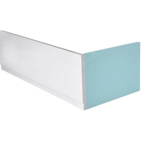 Polysan Plain - Panneau frontal, 160, gauche, 1600 x 590 mm, blanc 72606 (1/5)