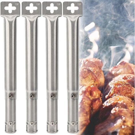 Brûleurs de barbecue - Universels en acier inoxydable - Réglables - 4 pièces - Durables