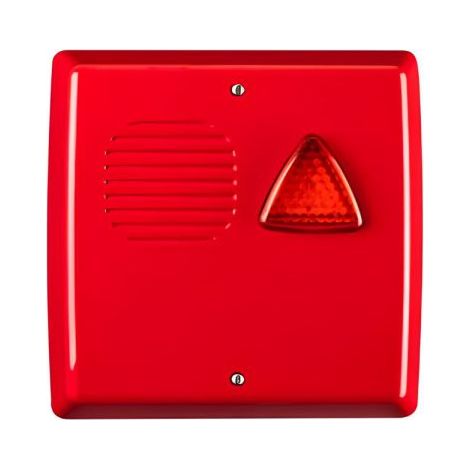 VENITEM sirena triade autoalimentata da esterno a 24V DC con lampeggiante a LED - 20.204.385