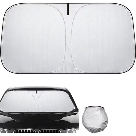 Auto Sonnenschutz Frontscheibe UV-Blocker 142x80 cm Silber (1/5)