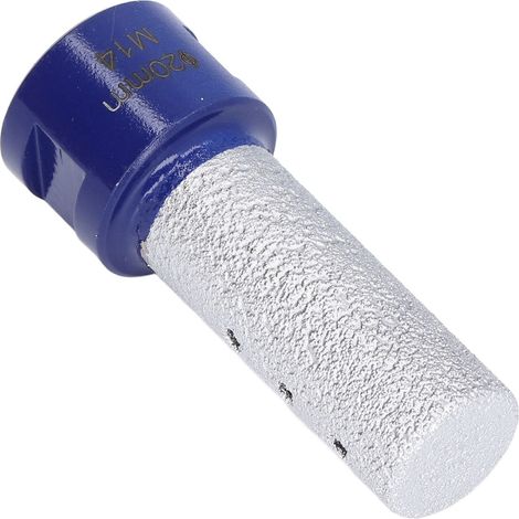 Fraise à doigt diamantée brasage sous vide pour meuleuse angle M14 céramique dure porcelaine marbre granit 20mm (1/5)