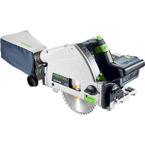 Sega ad immersione FESTOOL TSC 55 5.0 KEBI-PLUS/XL - 2 batterie 18V 5.0Ah + lama Ø 160 mm - 577342