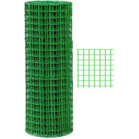 BLINKY 57210 Rete Elettrosaldata 51x51 mm 25 metri H 100 cm Plasticata colore Plastic